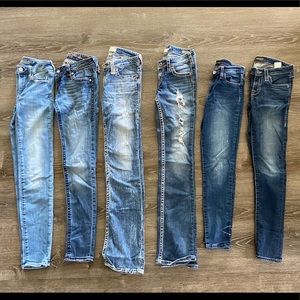 WOMENS NAME BRAND JEAN LOT